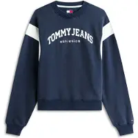 Tommy Hilfiger Tommy Jeans Contrast Logo Embroidery Boxy Sweatshirt