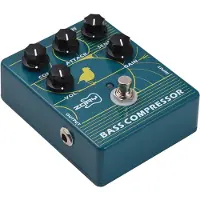 TOMTOP JMS ZORY Kompressor Bas Effektpedal för Elbasgitarr Basförstärkarpedal True Bypass DC 9V grön