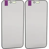 TOMTOP JMS 2 st Skärmglas för IOS 15 Pro Maximum Främre Yttre Linsglas Skärmbyte med OCA