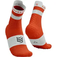 Compressport Pro Racing v4.0 Run High Socks Orange White, Size T4