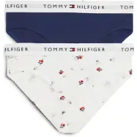 Tommy Hilfiger 2 Pack Signature Print Logo Waistband Briefs