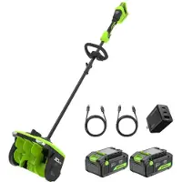 Greenworks Snöslunga SS3002A2; 2x24 V; 2x4,0 Ah batt.