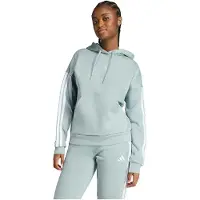 Adidas 3 Stripes Fleece Huvtröja