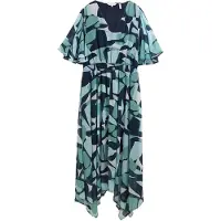 Tom Tailor Chiffon Kortärmad Klänning
