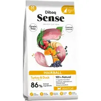 Dibaq Sense Grain Free Hairball Kattmat Med Kalkon Och Anka 1.5kg
