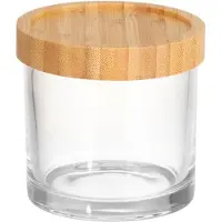 4Living bomullspinneburk LINA, glas och bambu