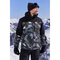 Mountain Warehouse Drayton vattentät skidjacka för herrar (Blå)