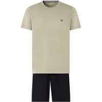 Emporio Armani Pyjamas kort grå / svart