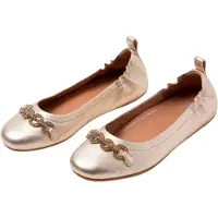 FitFlop Fit Flop Dam/Ladies Allegro Sparkle Ballerina Flats (Guld)