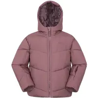 Mountain Warehouse Barn Cortina Vattentålig Fodrad Skidjacka (Mörk Rosa)