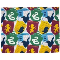 Harry Potter Fleece klistermärken filt (Flerfärgad)