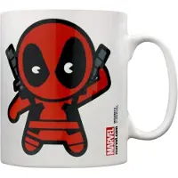 Marvel Kawaii Deadpool Mug (Vit/Röd)