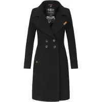 NAVAHOO Dam Trenchcoat Wooly – Premium Vinterkappa med Elegant Passform