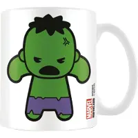 Marvel Kawaii Hulk-mugg (Vit/grön)
