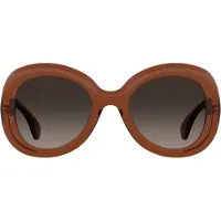 Moschino Brown SF Lens Brown Rounded Sunglasses