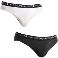 Dim Pack-2 Slips för män Cotton Streech