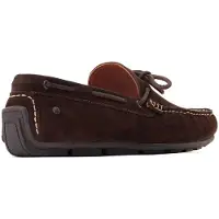 Base london Brooks Läder Herrens Brunbruna Standard Loafers