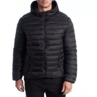 U.s. polo assn. Vadderad jacka med huva för män US42127019