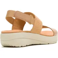 Hush puppies Breathe Slingback Läder Sandaler för Kvinna Tan Standard