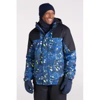 Mountain Warehouse Camo skidjacka & skidbyxor för herrar (Mörkblå)