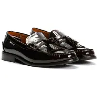 Ben Sherman Buster Läder Herr Röda Loafers