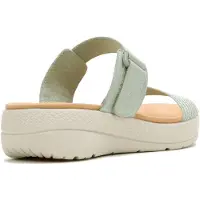 Hush puppies Breathe Gore Läder Dam Sandaler Sage Standard