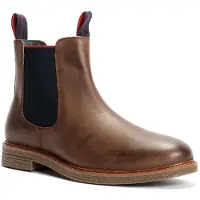 Ben Sherman Walker Chelsea Läder Herrbruna Stövlar