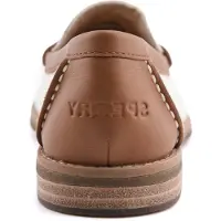 Sperry Port Driving Textil Kvinnor Vit/Tan Standard Loafers