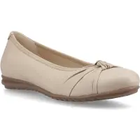 Hush puppies Lilith Läder Dam Krem Standard Skor