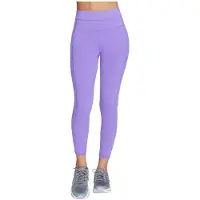 SKECHERS Performance GOWALK Wear Högmidjade 7/8 Nylon Kvinnors Rosa Sportleggings