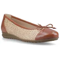 Hush puppies Laurie Tåskydd Läderskor Dam Tan Standard Lågskor
