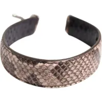 Dolce&Gabbana Brun Exotisk Läder Handväskeaccessoar Axelrem