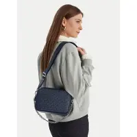 Michael Kors för kvinnor. 32S5SYTC5V Bryant axelremsväska med logotyp i marinblå färg (OSFA), Casual, Presenning, Marino