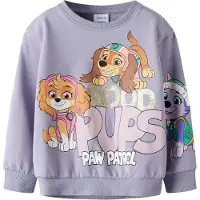 Name it Sweatshirt - NmfJara - Lavender Grå m. Paw Patrol - - 2 år (92) - Sweatshirt