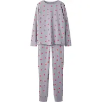 Name it Pyjamas - Noos - Lavender Grå - - 13-14 år (158-164) - Pyjamas 2-delad