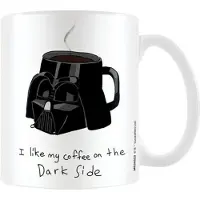 Star Wars Dark Side Meme Darth Vader Mug (Vit/Svart)