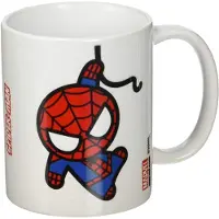 Marvel Kawaii Spider-Man Mug (Vit/röd/blå)