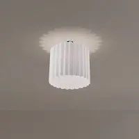 Duolla Taklampa Aria , dimbar, Vitt / opal, Vardagsrum / matsal, Textil / tyger / siden, Taklampa