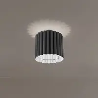 Duolla Taklampa Aria , dimbar, Svart, Vardagsrum / matsal, Textil / tyger / siden, Taklampa