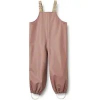 Wheat Regnbyxor m. Hängslen - PU - Charlo - Dusty Lilac - - 6 år (116) - Regnbyxor
