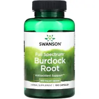 Swanson Health , Full Spektrum Burdock Rot, 460 mg, 100 kapsel