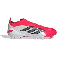 Adidas Predator Elite Laceless Fg Born For Goals - Lucid Red/svart/vit Barn - Gräs (Fg), storlek 33