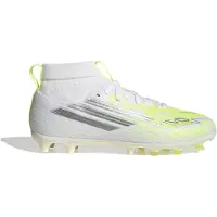 Adidas F50 Sparkfusion League Mid Cut Fg/ag Born For Goals - Vit/silver/gul Tjej, storlek 33