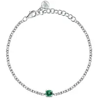 Morellato Tesori Armband Med Grön Sten SAIW239 För Kvinnor white