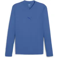 Puma Teamgoal Baselayer Tee Ls Electric Blue Lemonade-Team Royal, storlek X-Large