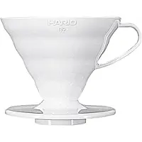 Hario V60 Kaffedripper 02 Keramik / Hvid -