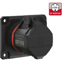 Walther Werke FW410506CC FW410506CC CEE apparatdosa 16 A 5-polig 400 V 1 st