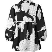 Imily Bela Blus svart / vit