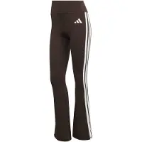 Adidas Sportbyxa 'Opt Ess' mörkbrun / vit