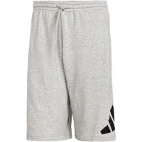 Adidas Sportbyxa 'Essentials' gråmelerad / svart